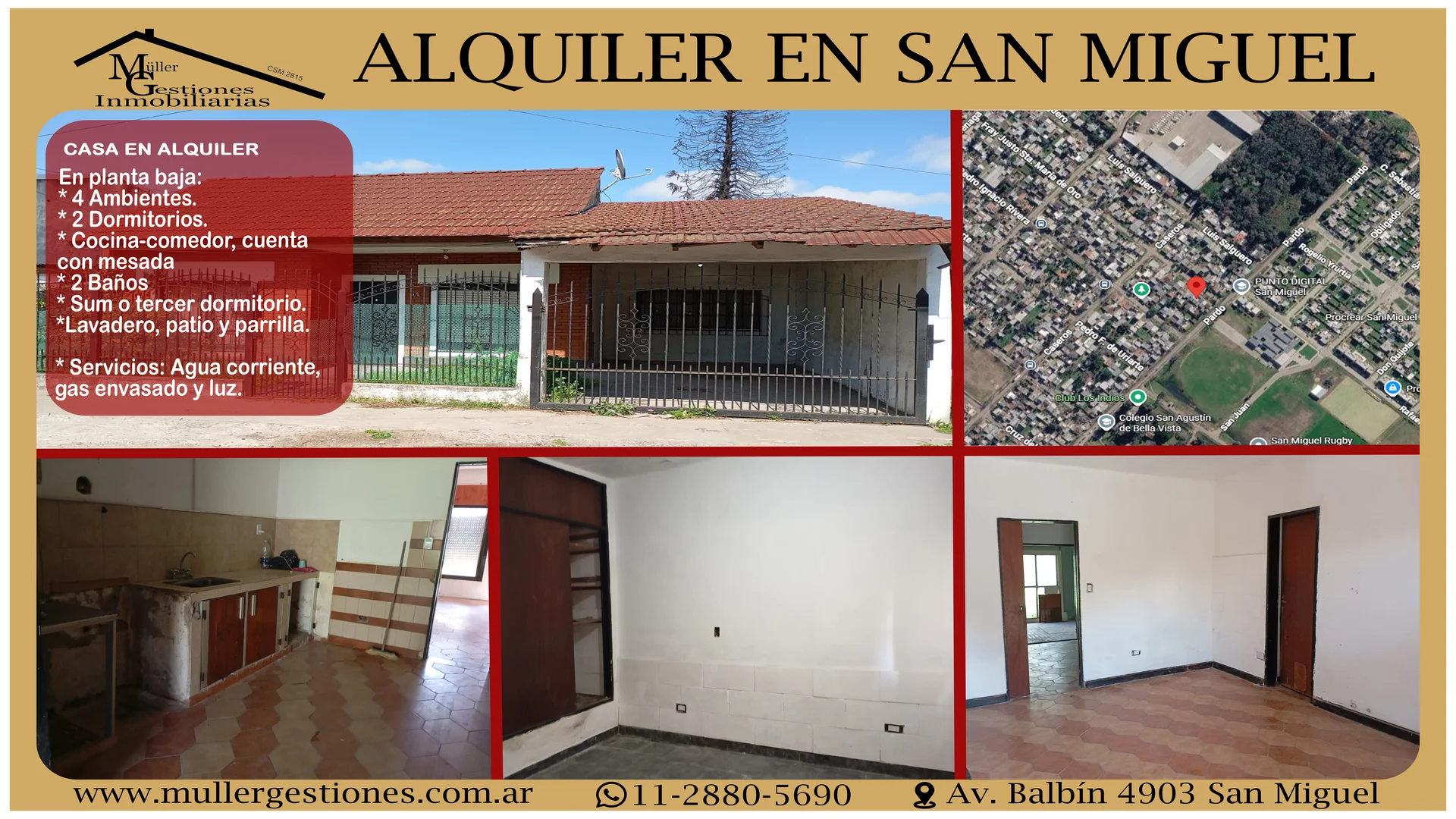 FRAY JUSTO SANTA MARIA DE ORO 35 CASA